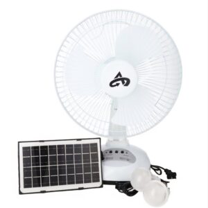 Ventilador Recargable con Panel Solar