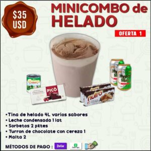 Minicombo de Helado #1