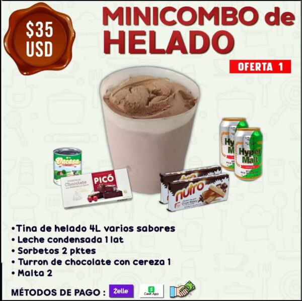 Minicombo de Helado #1